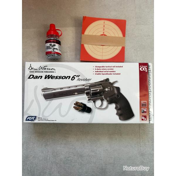 Pistolet � bille acier Dan Wesson 6