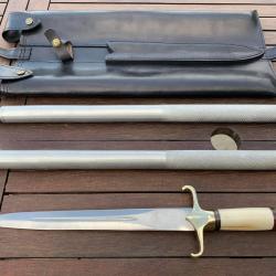 ÉPIEU DE CHASSE MANCHE EN OS