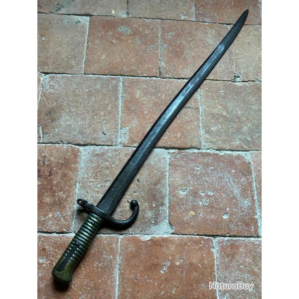 Baonnette franaise Chassepot 1866 - Guerre de 1870