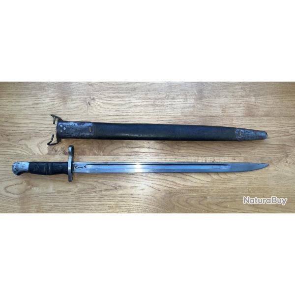 Ba�onnette Anglaise P1913 " Remington " et fourreau.
