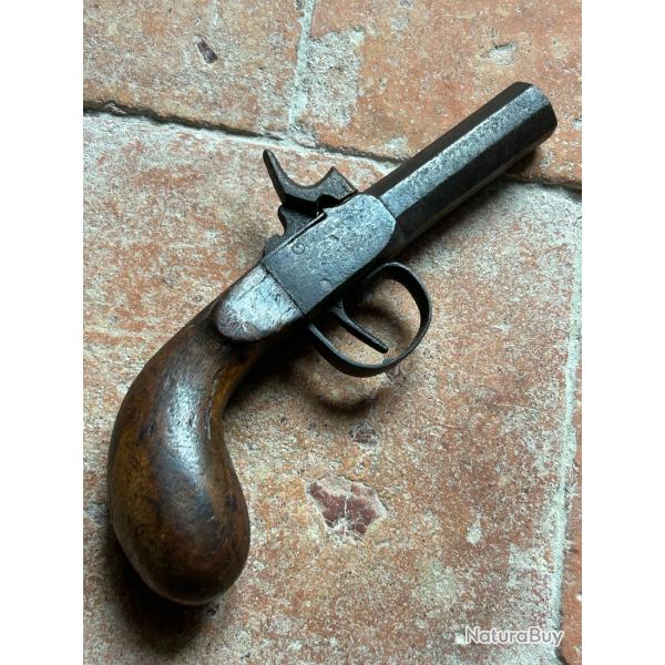 Pistolet de coffre  percussion