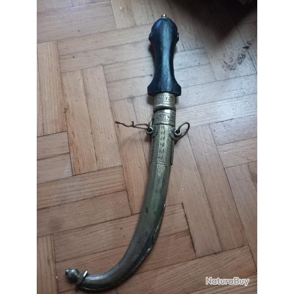Couteau courb� origine Maghreb