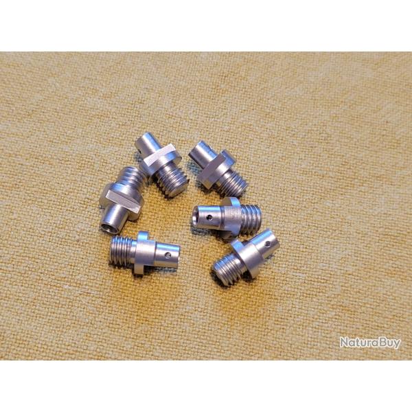 Chemin�es inox neuves de marque Slix-Shot pour r�volver Uberti mod�le Remington 1858.