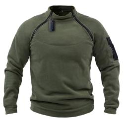 Veste Polaire Tactique Extérieur Homme Chasse Randonnée Camping Coupe-Vent Thermique