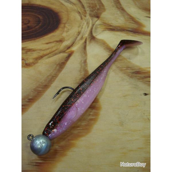 EDITION LIMITEE!! WESTIN SHAD TEEZ 10CM 7G x2 - VIOLETT WATERMELON