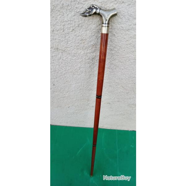 ANCIENNE   CANNE   ASSOMOIR  AVEC  DAGUE  A  LA   POIGNEE  . QUATRE ELEMENTS  .