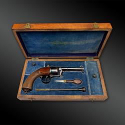 Coffret REVOLVER Devisme - Paris, France - Vers 1860