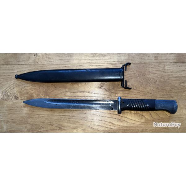 Ba�onnette 1884-98 3�me mod�le modifi�e Norv�ge.