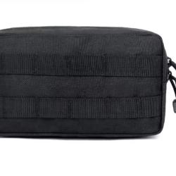 Sacoche tactique Horizontale - Polyvalente et multifonctionnelle - Noire - v2 - Livraison gratuite