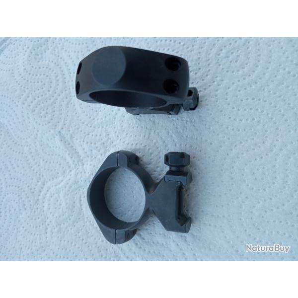 Collier acier Weaver picatinny diam�tre 34