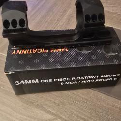 Support X-ACCU 34mm 0 MOA