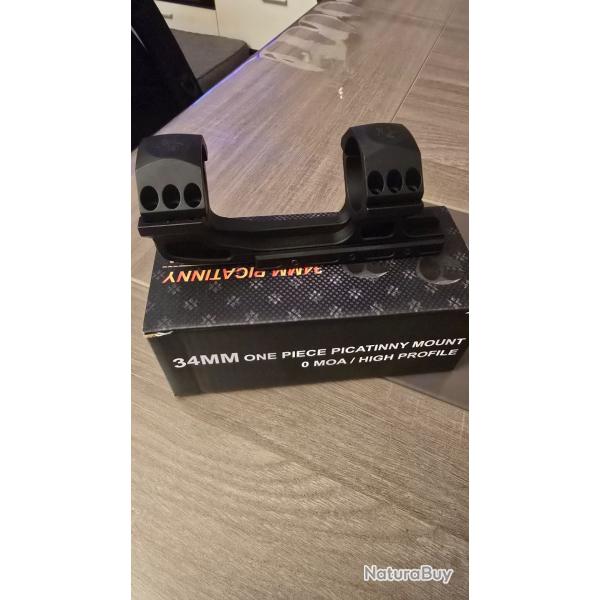 Support X-ACCU 34mm 0 MOA