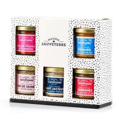 Assortiment de 5 terrines de poissons - Coffret de 5 verrines