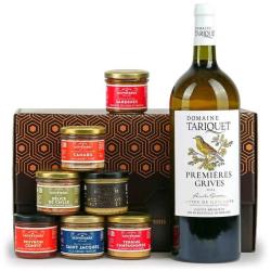 Le coffret cadeau Ap&eacute;ro entre amis - Panier garni 8 produits