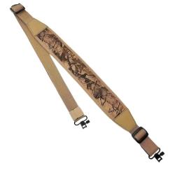 Bretelle néoprène Beige 2 carabine de chasse