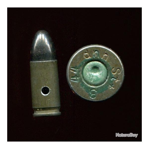 9 mm Parabellum Beschuss patrone - RARE cartouche surpression Allemangne 1944 - voir photos