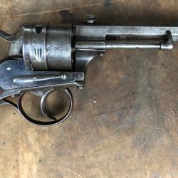 GROS REVOLVER FRANCOTTE PAR ´ ´´DEVISME  À PARIS  ´' CAL 12MM