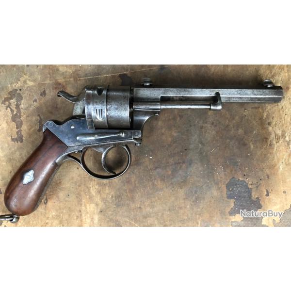 GROS REVOLVER FRANCOTTE PAR  DEVISME   PARIS  ' CAL 12MM