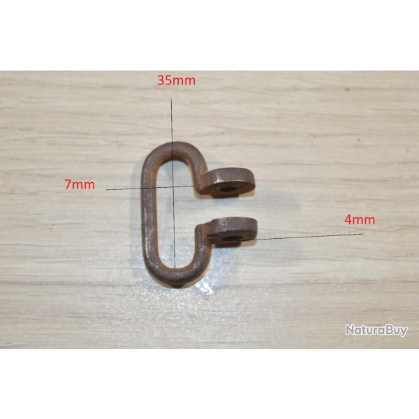 Support / Battant de bretelles pour fusil ancien chasse  restaurer  identifier (20C)