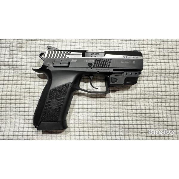 CZ 75 P-07 DUTY Blowback ASG + Pointeur laser