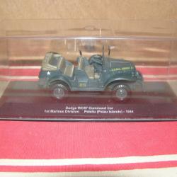Collection v&eacute;hicule militaire (&eacute;ch 1/43) : Voiture de commandement Dodge WC57 (&icirc;le des Palaos 1944)