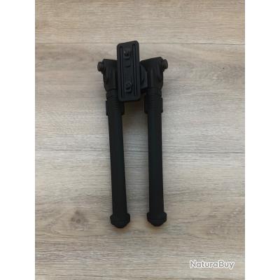 Bipied Tactique Fusil 6-9 Pouces Fibre De Carbone – Adaptateur M-Lock Rapide, Réglable, Antidérapant
