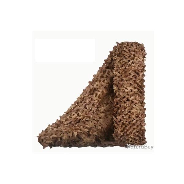 Filet de camouflage Beige 2m x 2m - Livraison gratuite