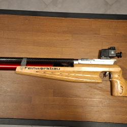 Carabine air comprimé match feinwerkbau C60 complètement révisé, régulateur neuve, très belle état.