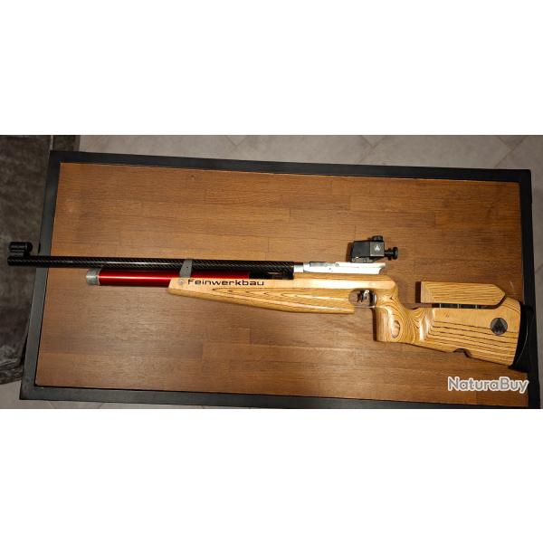 Carabine air comprim match feinwerkbau C60 compltement rvis, rgulateur neuve, trs belle tat.