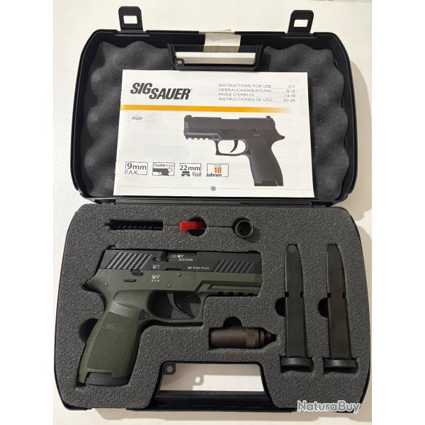 Sig Sauer P320 P.A.K 9mm Green OD