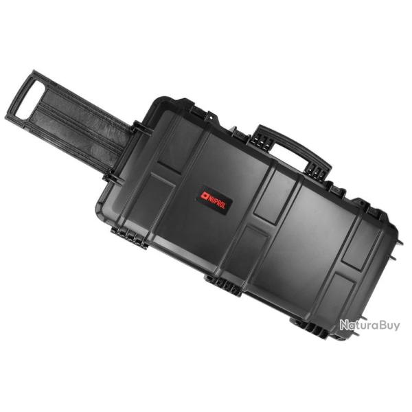 Mallette m�dium waterproof pr�d�coup�e 75x33x13cm noir NUPROL