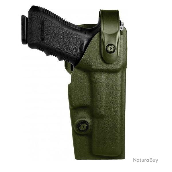 Holster Vegatek Duty VKD804 pour GLOCK 17/19/22/23 - Vert Gaucher