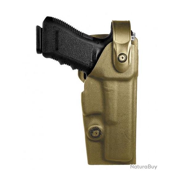 Holster Vegatek Duty VKD804 pour GLOCK 17/19/22/23 - Beige Droitier
