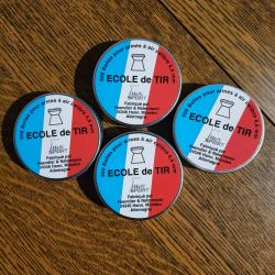 Plombs 4.5 H et N écoles de tir