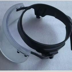 Visière Balistique NIJIIIA/3A, double épaisseur. Frais de port MR offerts. Équipée d'une housse.