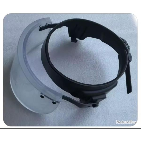 Visire Balistique NIJIIIA/3A, double paisseur. Frais de port MR offerts. quipe d'une housse.