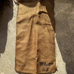 Lot de 40 sacs à sable en toile de jute militaires