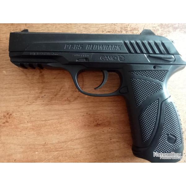 GAMO PT 85 Blowback Semi-Auto CO2 4.5mm (3.5 Joules) pistolet � plomb