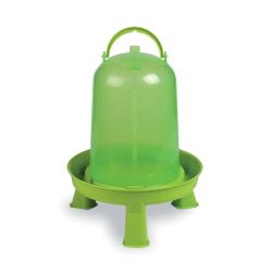 Abreuvoir gradu&eacute; sur pied avec poign&eacute;e vert 5L