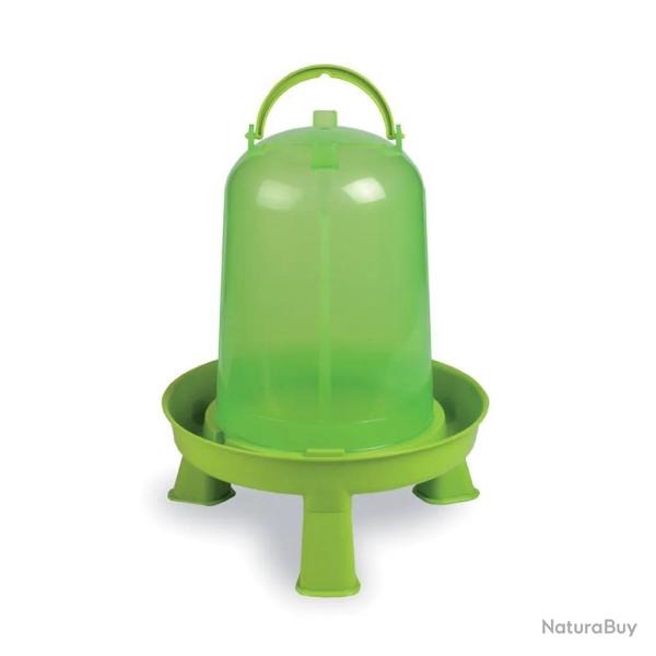 Abreuvoir gradu� sur pied avec poign�e vert 5L