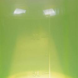 Abreuvoir gradu&eacute; sur pied avec poign&eacute;e vert 3L