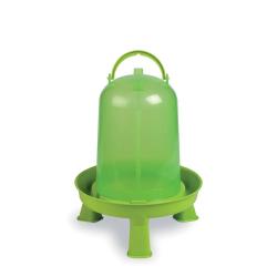 Abreuvoir gradu&eacute; sur pied avec poign&eacute;e vert 3L