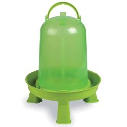 Abreuvoir gradu&eacute; sur pied avec poign&eacute;e vert 10L