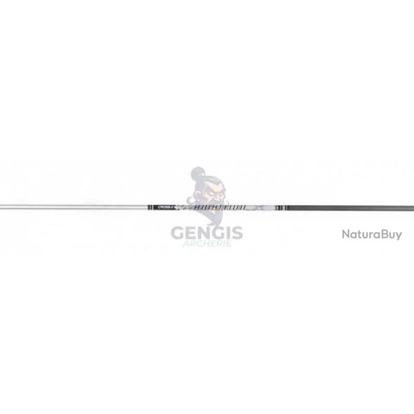 6 Flches en Carbone Cross-X Ambition Silver avec Plumes XS Wing 800