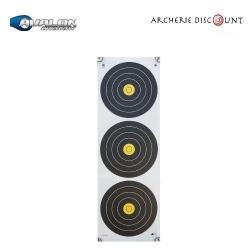 Blason Avalon Field 20 Cm World Archery 2 spot - standard centre vertical -6 rings 40cm