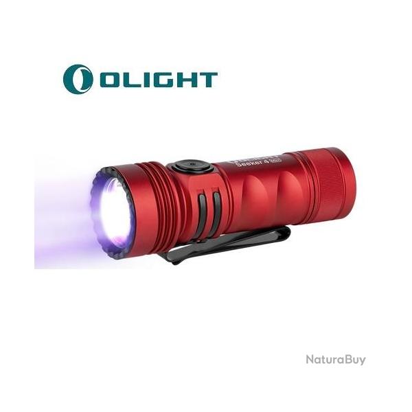 Lampe Torche Olight SEEKER 4 Mini ROUGE (blanc froid) - 1200 Lumens - 1 sans prix de rserve