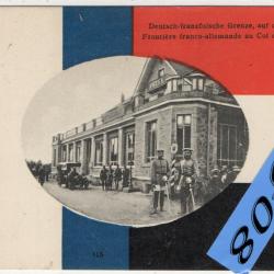 CPA - Fronti&egrave;re Franco-Allemande au Col de la Schlucht N&deg;4447