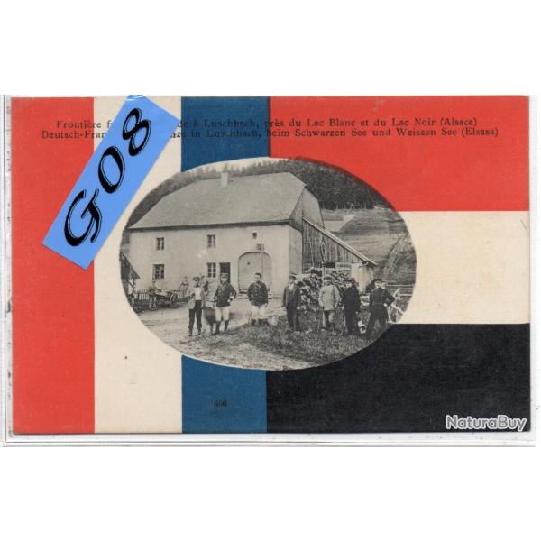 CPA -  Fronti�re franco allemande Luschbach pr�s lac Blanc N�4448
