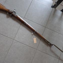 Fusil de cadets suisses avec sa baionnette. Platine de BEURET FRERES &agrave; LIEGE.