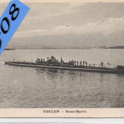 CPA -  MARINE MILITAIRE- TOULON - SOUS - MARIN - N&deg;4449